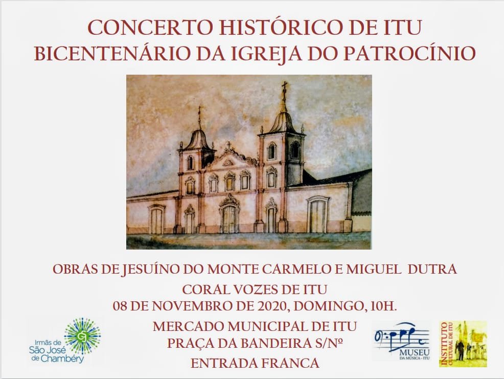 Coral Vozes fará homenagem aos 200 anos da Igreja de N. S. do Patrocínio