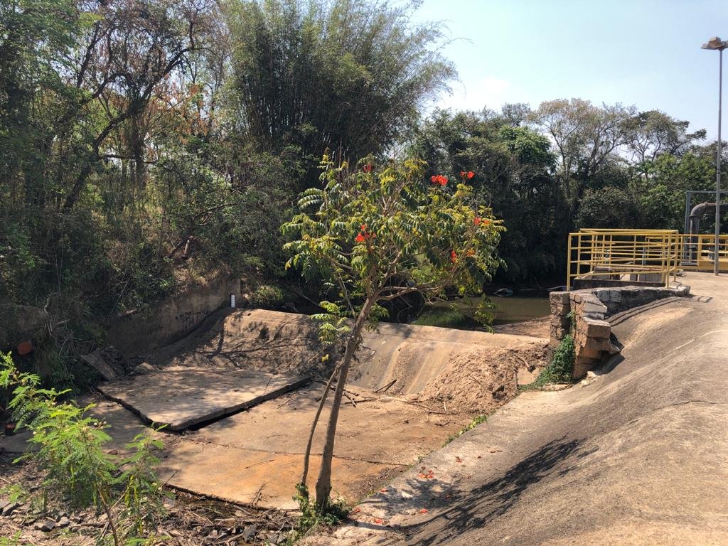 Estiagem reduz capacidade de captação dos mananciais em Salto