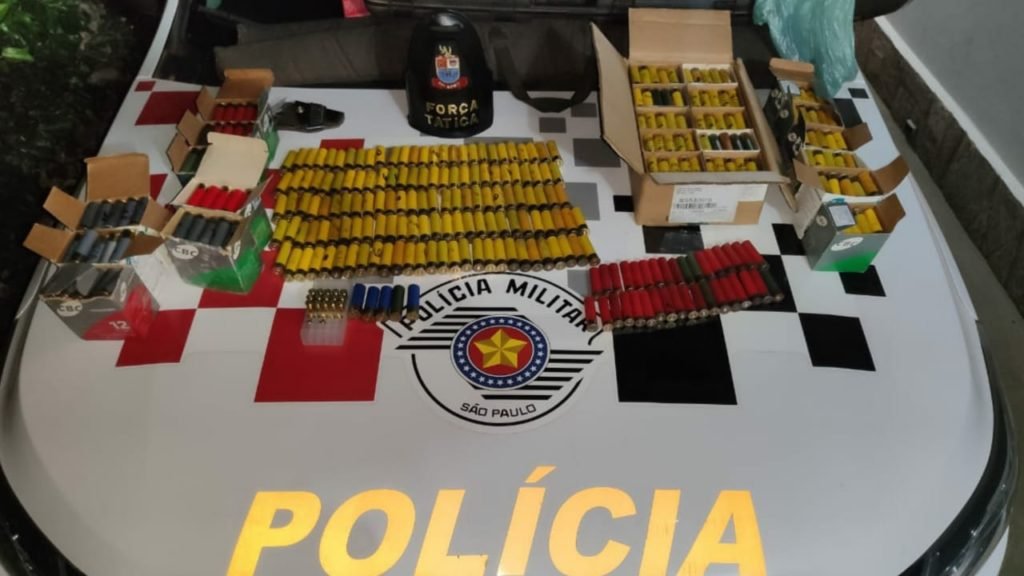 PM apreende armas e munições em Porto Feliz