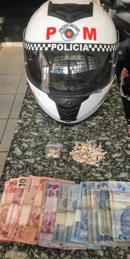 PM prende casal por tráfico de drogas