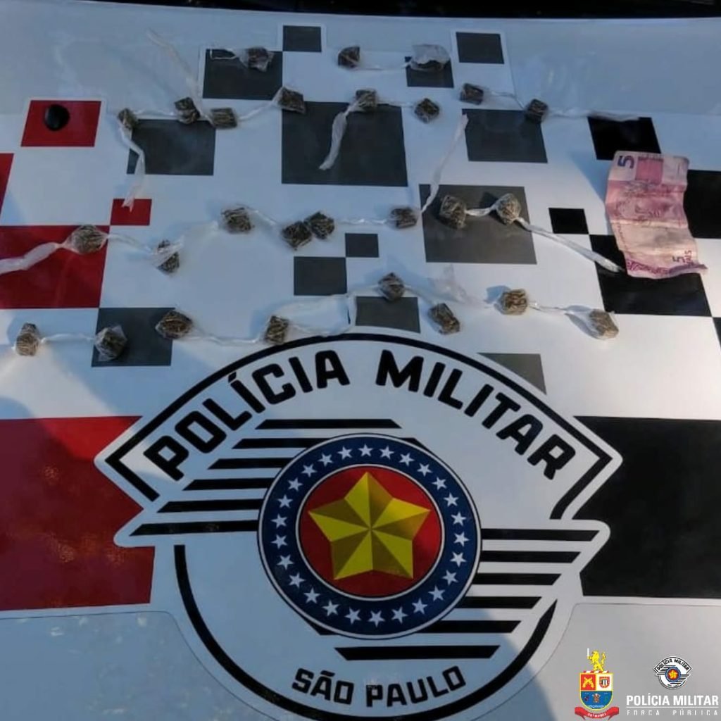 PM prende dupla por tráfico de drogas