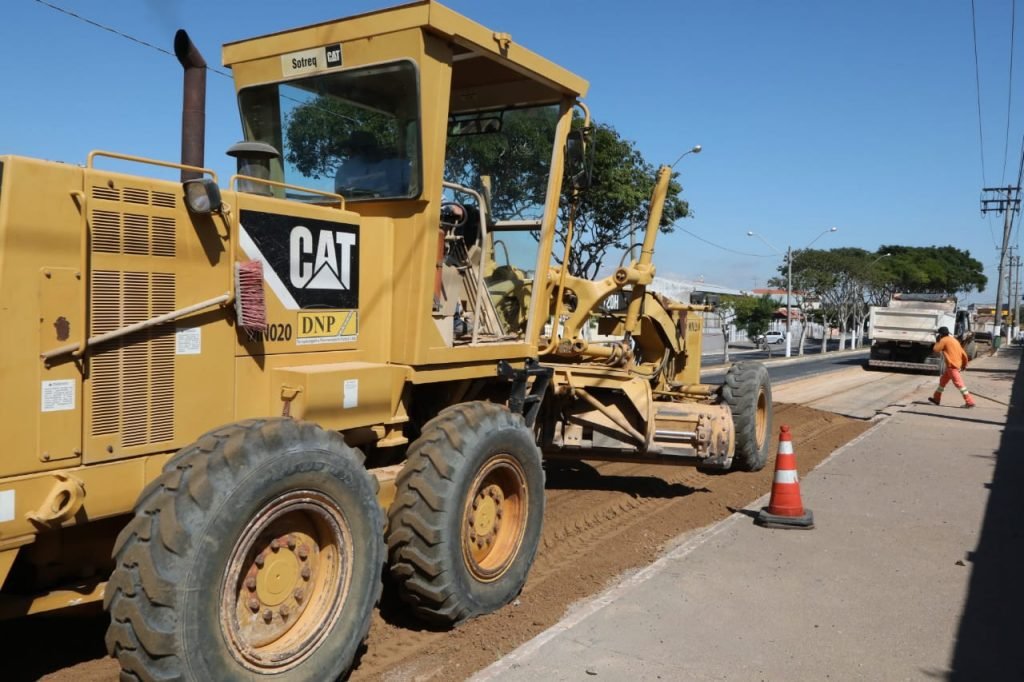 Começam obras na avenida do Rancho Grande