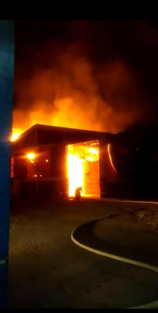 Fogo em empresa assusta saltenses