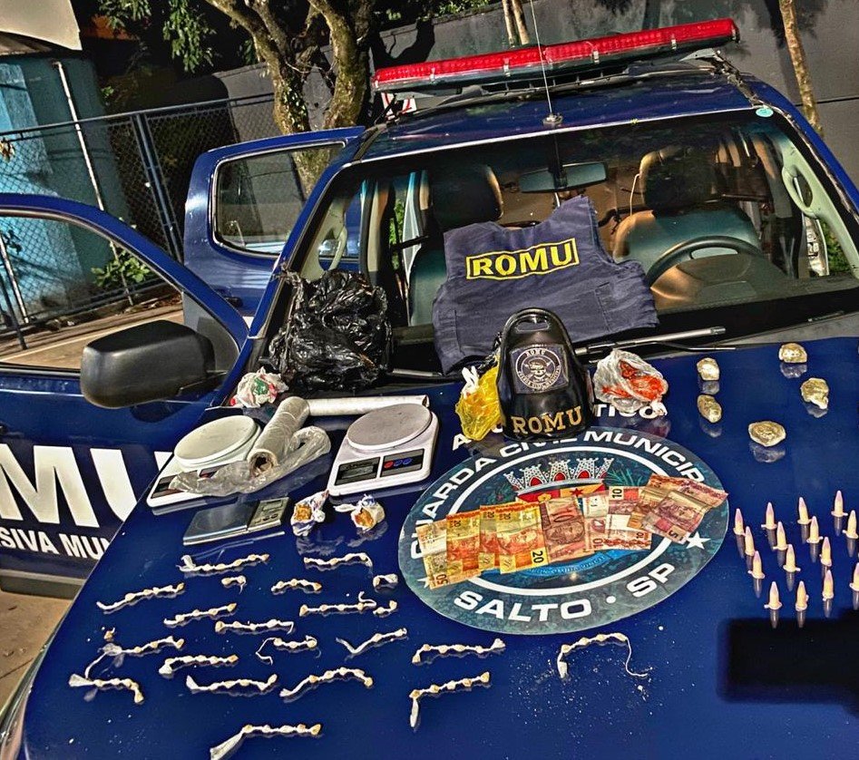 GCM de Salto prende traficantes no Jardim das Nações