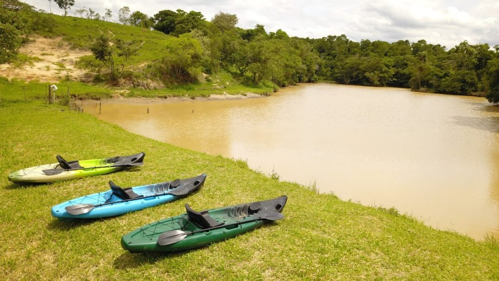 Parque em Itu inaugura lago para caiaque fishing