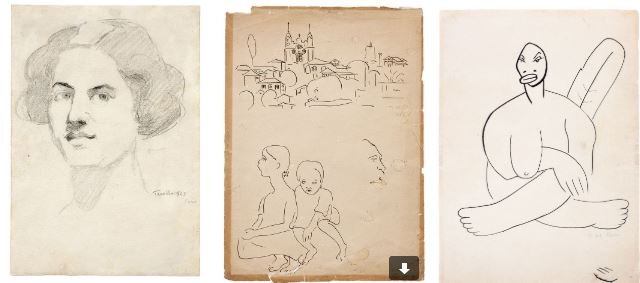 FAMA Museu expõe desenhos raros de Tarsila do Amaral