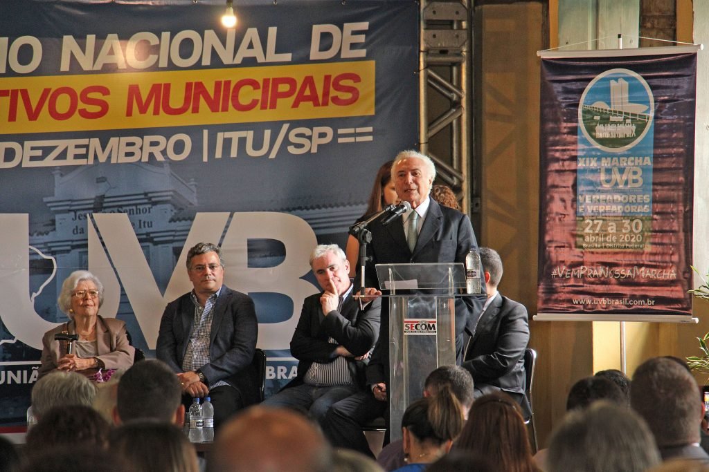 Micher Temer participou de seminário político em Itu