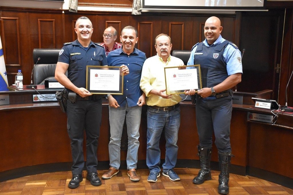 GCMs são homenageados na Câmara de Vereadores
