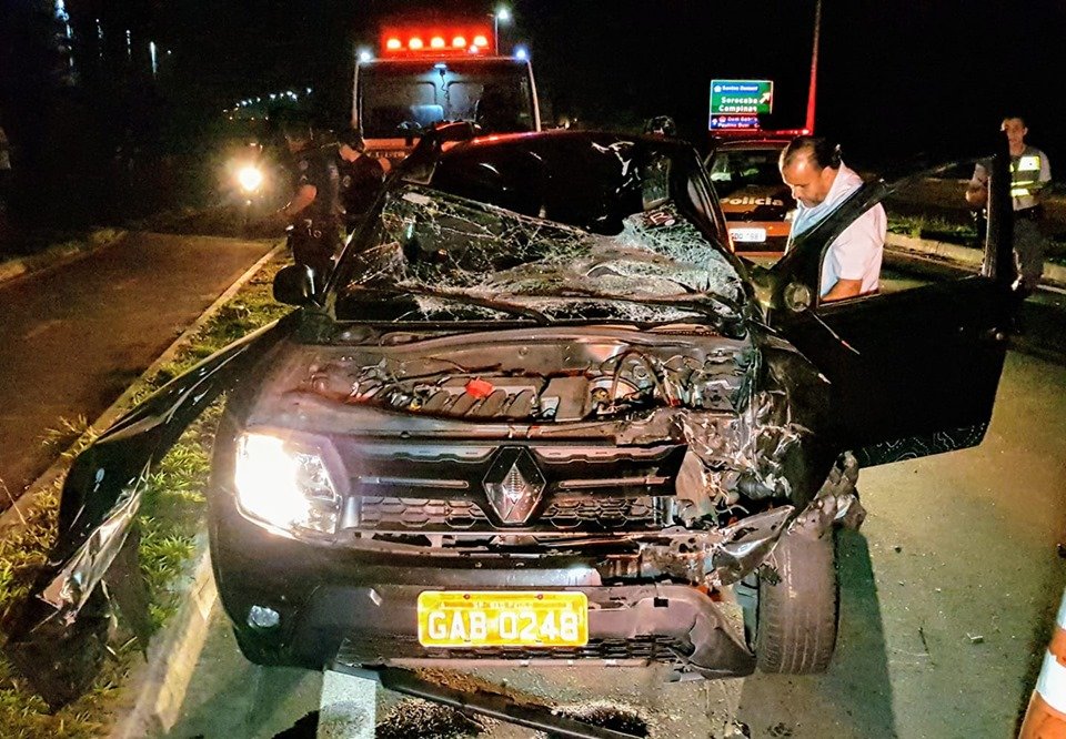 Motorista atropela cavalo na Rodovia Convenção