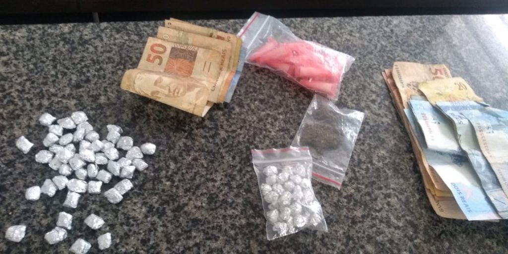PM prende homem por tráfico de drogas  