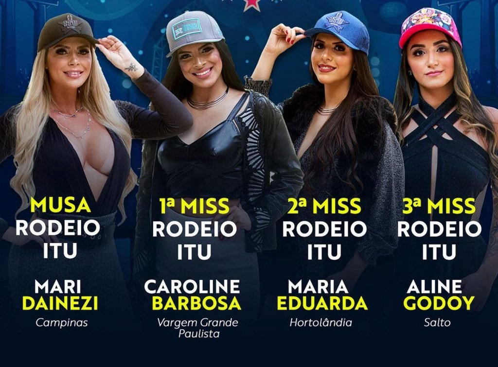 Rodeio Itu anuncia vencedoras do concurso ‘Musa do Sertanejo’
